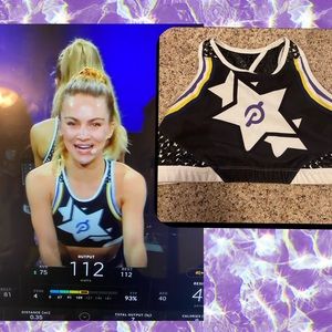 Peloton WITH star sports bra medium RARE VGUC